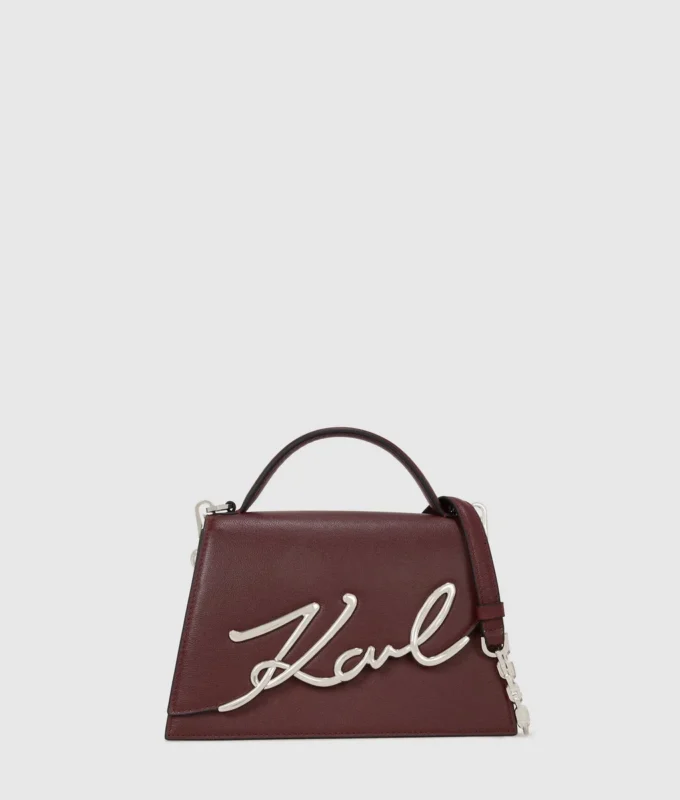 K/SIGNATURE MEDIUM CROSSBODY BAG