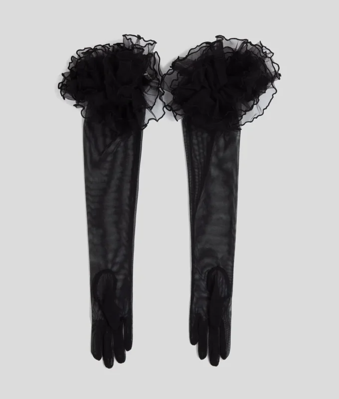 K/SIGNATURE PITKÄT RUFFLED-HANSKAT K/SIGNATURE PITKÄT RUFFLED-HANSKAT