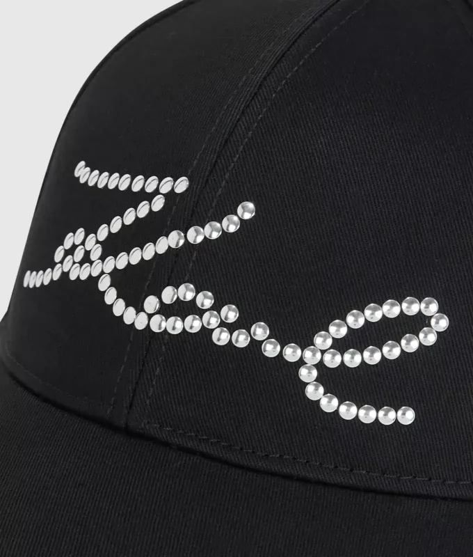 K/SIGNATURE STUDDED CAP