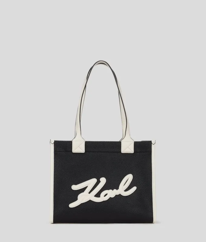 K/SKUARE GRAINY MEDIUM TOTE BAG K/SKUARE GRAINY MEDIUM TOTE BAG