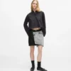 Kaksisävyinen denim-minihame Kaksisävyinen denim-minihame