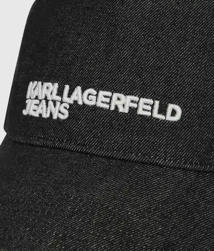 Kaksisävyinen tumma denim-lippalakki Kaksisävyinen tumma denim-lippalakki