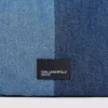 Kaksivärinen denim-ostoskassi Kaksivärinen denim-ostoskassi