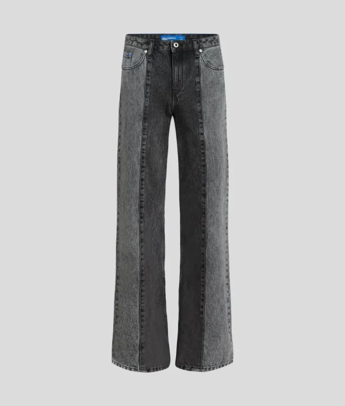 KAKSIVÄRISET RELAXED-MALLISET MID-RISE-FARKUT KAKSIVÄRISET RELAXED-MALLISET MID-RISE-FARKUT