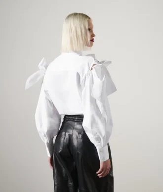 KARL STUDIO BOW DETAIL SHIRT