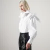 KARL STUDIO BOW DETAIL SHIRT
