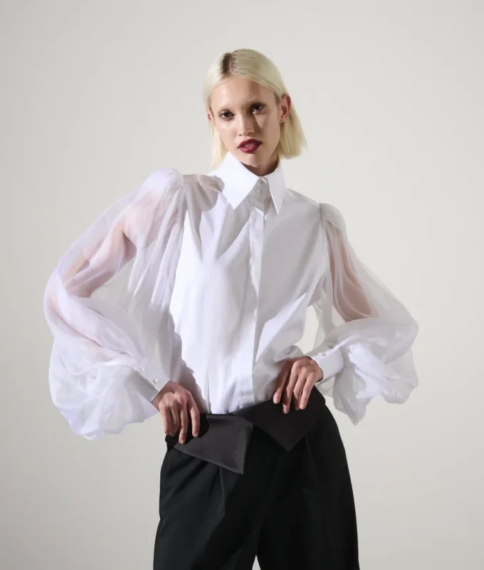 KARL STUDIO SILKKISÄVYINEN PAITA KARL STUDIO SILKKISÄVYINEN PAITA