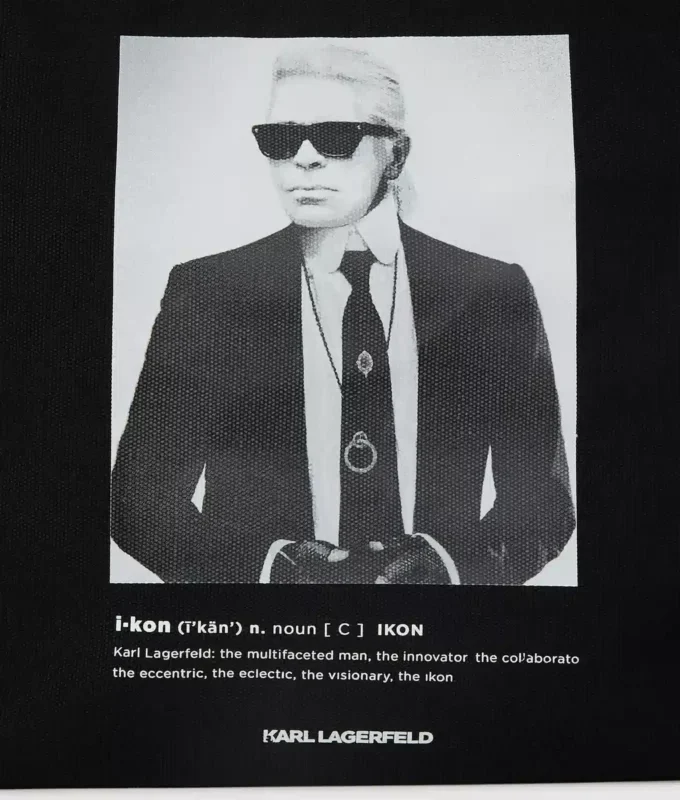 Karl-valokuvapainettu ostoskassi Karl-valokuvapainettu ostoskassi