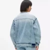 Kauluseton denimtakki Kauluseton denimtakki
