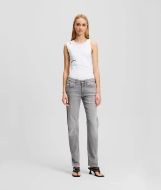KESKIKORKEAT, HALKAISTU HAME SLIM-FIT-FARKUT