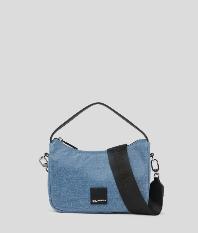 KLJ BOX LOGO COATED MINI HOBO BAG KLJ BOX LOGO COATED MINI HOBO BAG