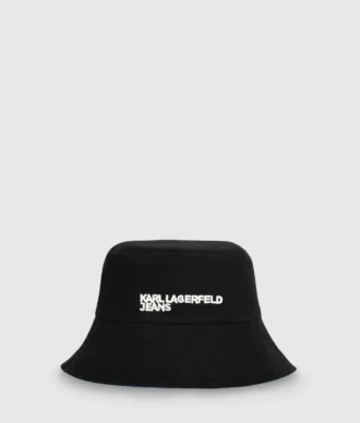 Käännettävä denim-bucket-hattu