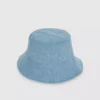 Käännettävä denim-bucket-hattu Käännettävä denim-bucket-hattu