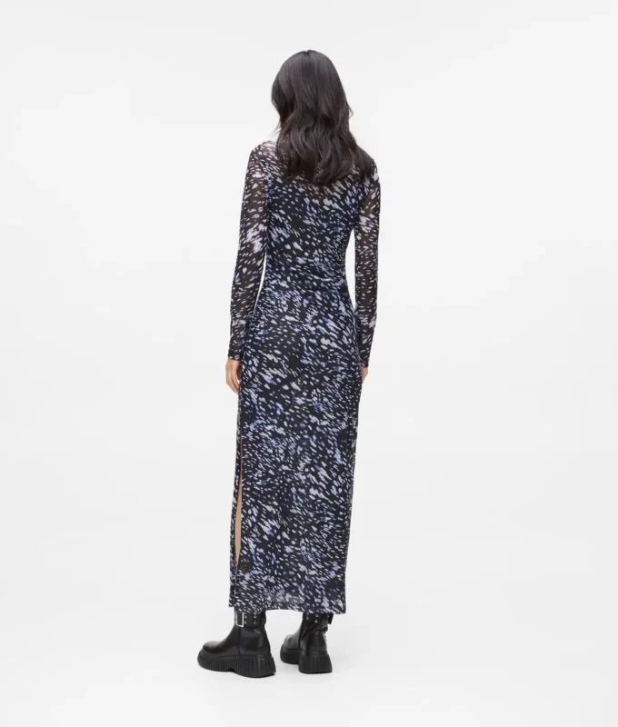 Koko pinnan kattava printtinen mesh-mekko Koko pinnan kattava printtinen mesh-mekko
