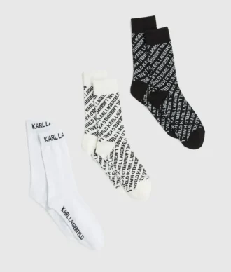 Koko pinnan peittävät logosukat – 3 paria