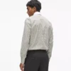 Kontrastikaulusinen raidallinen paita Kontrastikaulusinen raidallinen paita
