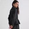 KONTRASTITIKATTU DENIMTAKKI KONTRASTITIKATTU DENIMTAKKI