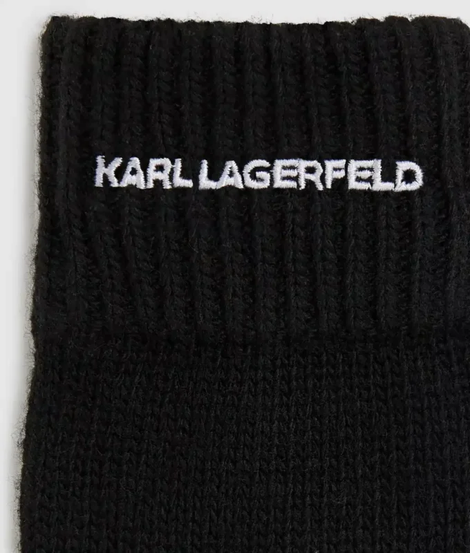 Logo-neulotut käsineet Logo-neulotut käsineet