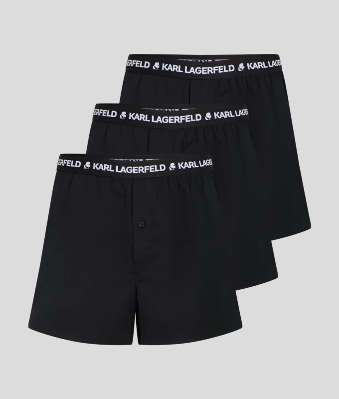 LOGO WOVEN BOXER SHORTS – 3 PACK LOGO WOVEN BOXER SHORTS – 3 PACK
