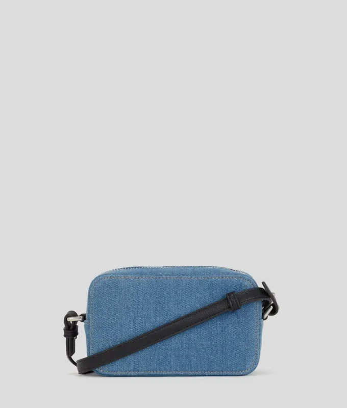 METALLILOGOINEN DENIM-KAMERALUKKO METALLILOGOINEN DENIM-KAMERALUKKO