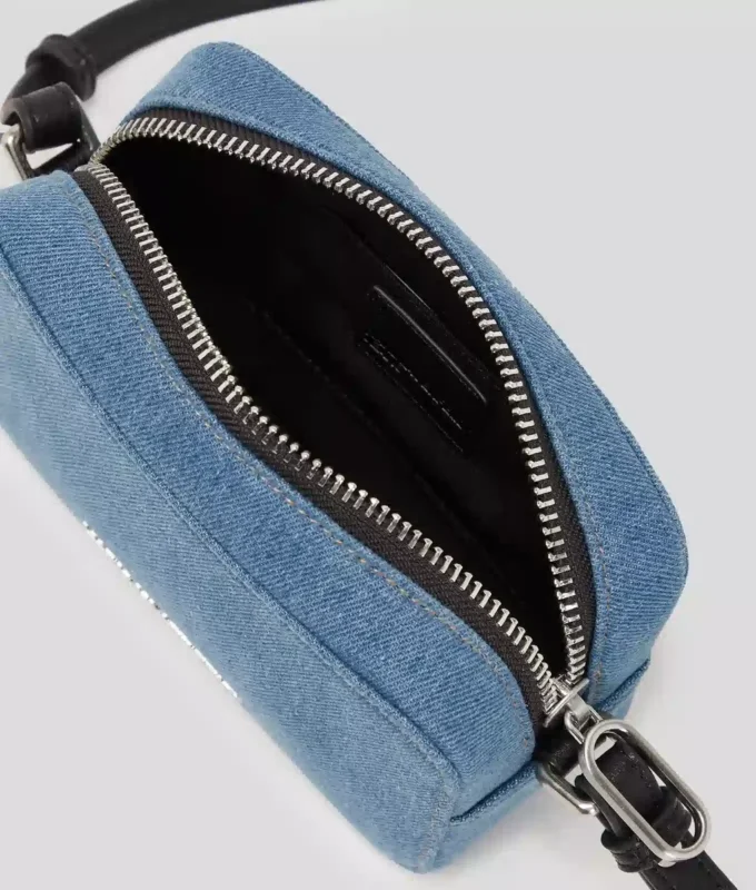 METALLILOGOINEN DENIM-KAMERALUKKO METALLILOGOINEN DENIM-KAMERALUKKO