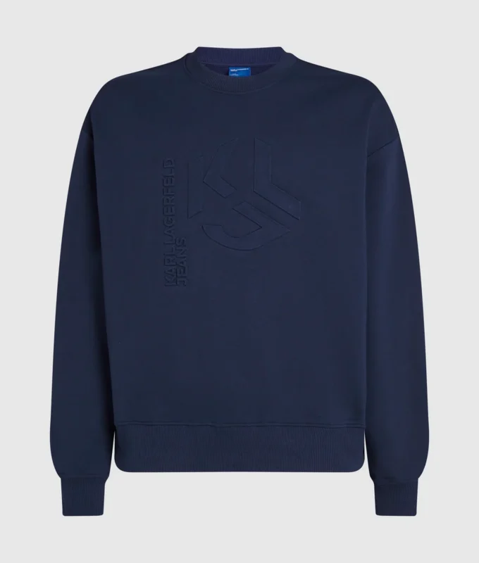 Monogram-kuvioinen collegepaita