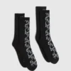 Monogram-sukat – 2-pakkaus Monogram-sukat – 2-pakkaus