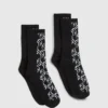 Monogram-sukat – 2-pakkaus Monogram-sukat – 2-pakkaus