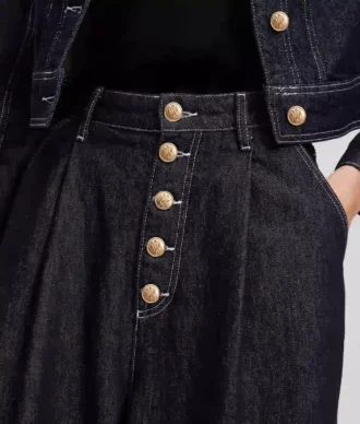 NAPIT-FLY WIDE-LEG JEANS