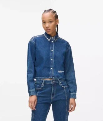 Nastoitettu denimpaita