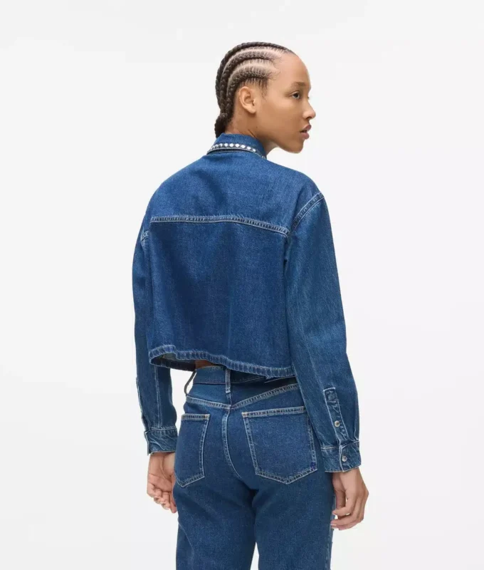 Nastoitettu denimpaita Nastoitettu denimpaita