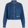 Nastoitettu denimpaita Nastoitettu denimpaita
