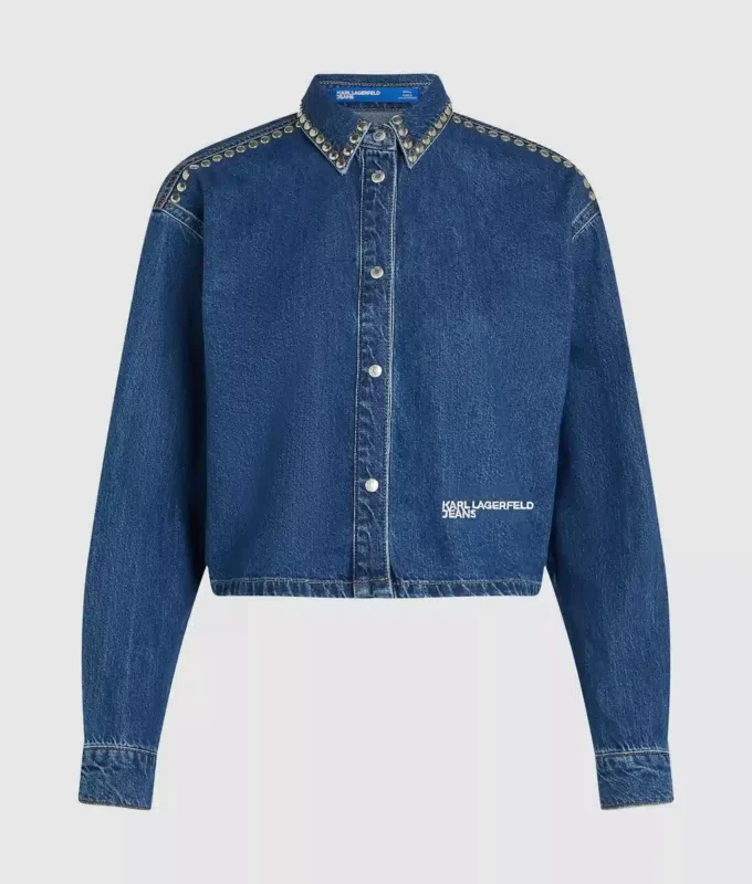 Nastoitettu denimpaita Nastoitettu denimpaita