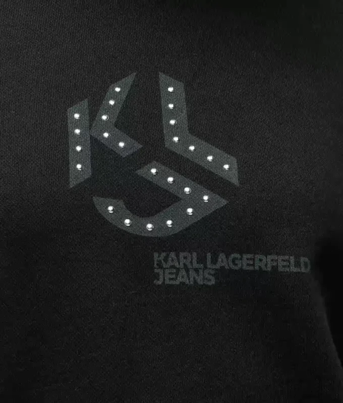 Nastoitettu monogrammi-huppari Nastoitettu monogrammi-huppari