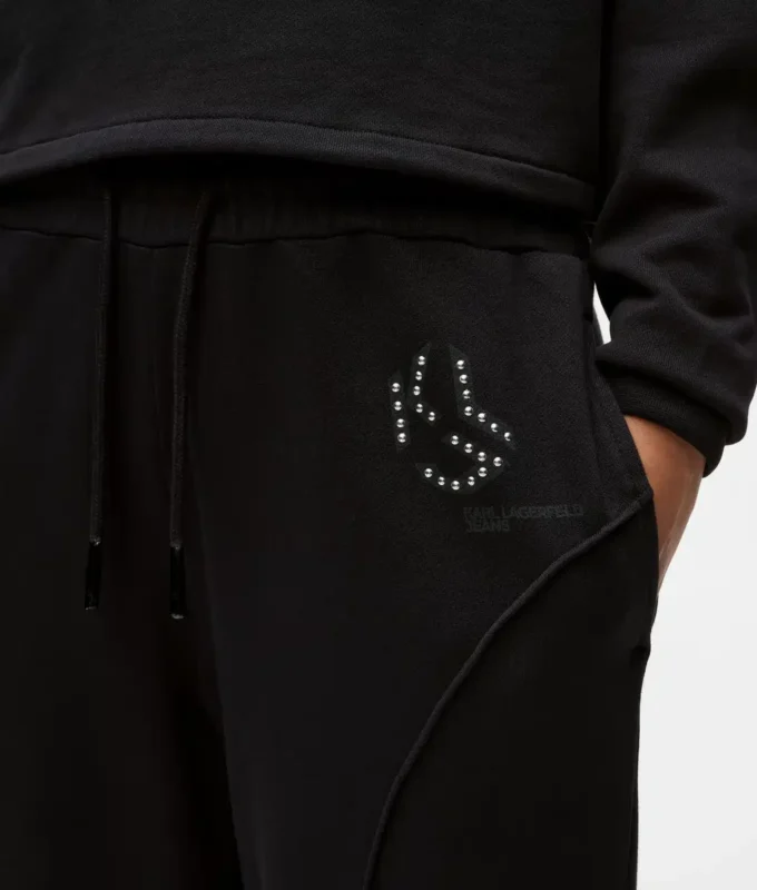 Nastoitettu monogrammi-verkkarihousut Nastoitettu monogrammi-verkkarihousut