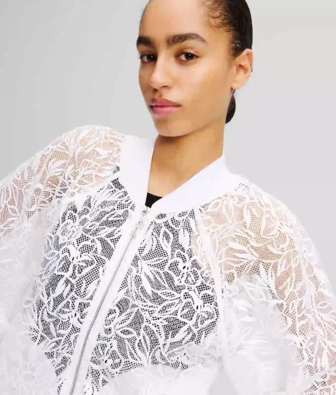 ORCHID EMBROIDERY BOMBER JACKET ORCHID EMBROIDERY BOMBER JACKET