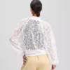 ORCHID EMBROIDERY BOMBER JACKET ORCHID EMBROIDERY BOMBER JACKET