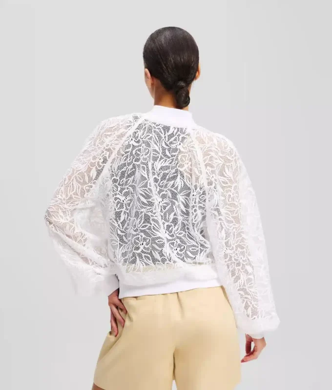ORCHID EMBROIDERY BOMBER JACKET ORCHID EMBROIDERY BOMBER JACKET