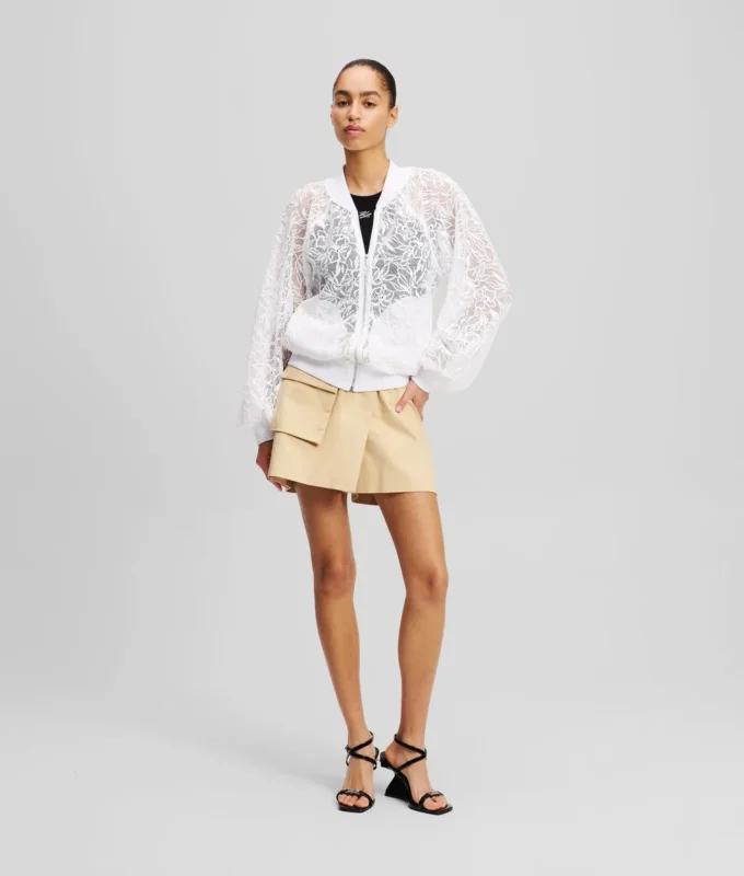 ORCHID EMBROIDERY BOMBER JACKET ORCHID EMBROIDERY BOMBER JACKET