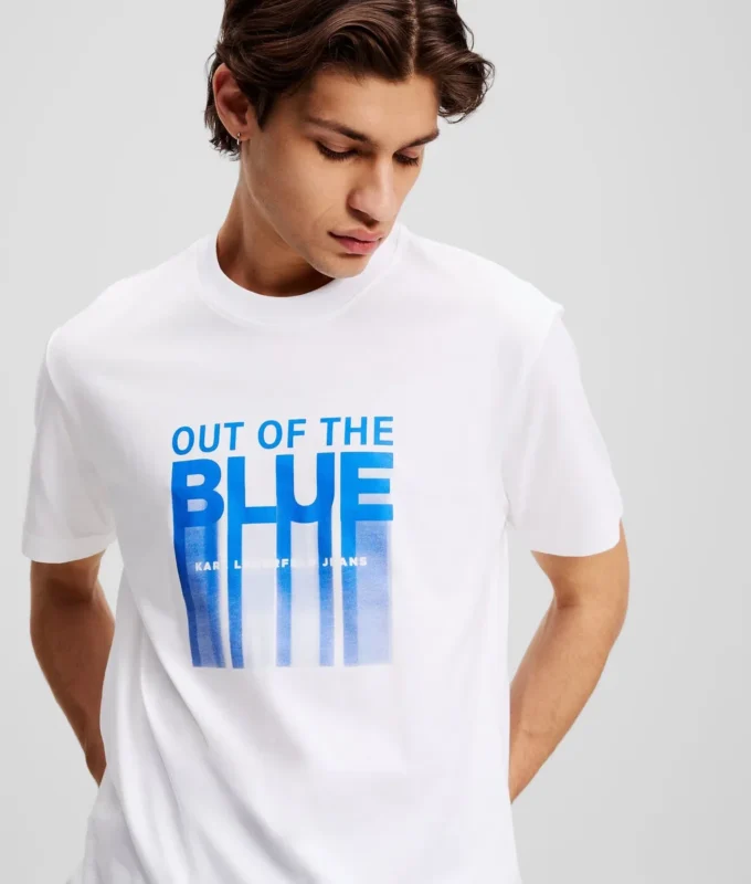 OUT OF THE BLUE -PAINETTU T-PAITA OUT OF THE BLUE -PAINETTU T-PAITA