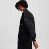 OVERSIZED SATIN BOMBER OVERSIZED SATIN BOMBER