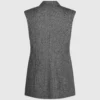Paljettikoristeltu tweed-liivi Paljettikoristeltu tweed-liivi