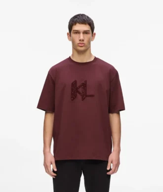 Paljettimonogrammi-T-paita Paljettimonogrammi-T-paita
