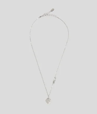 PAVÉ HEART CHARM -KAULAKORU