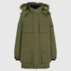 Pehmustettu parka Pehmustettu parka