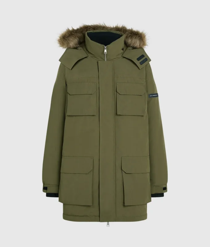Pehmustettu parka Pehmustettu parka