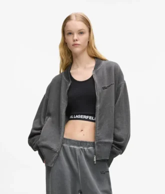 Pesty vetoketjullinen bomber-huppari