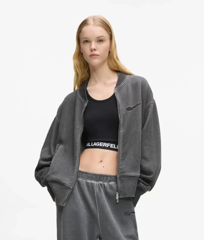 Pesty vetoketjullinen bomber-huppari Pesty vetoketjullinen bomber-huppari