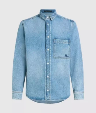 Pitkähihainen denimpaita