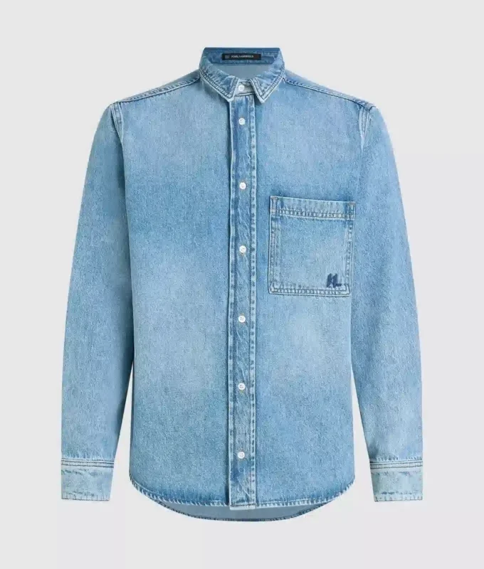 Pitkähihainen denimpaita Pitkähihainen denimpaita